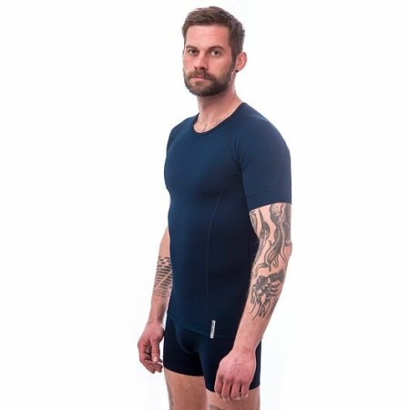 Herren-T-Shirt Sensor Coolmax Tech Deep Blue
