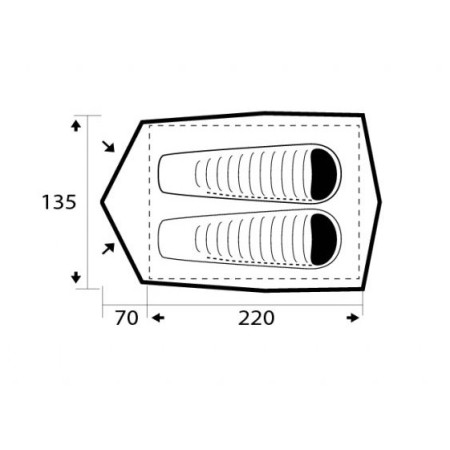 Wanderzelt Trimm Duo
