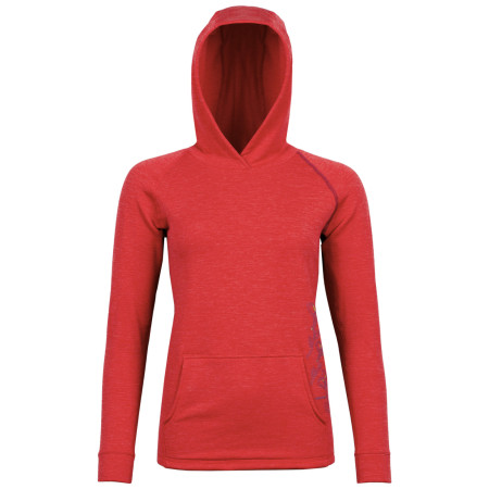 Damen-Sweatshirt High Point Moa Merino Lady Hoody rot Teaberry