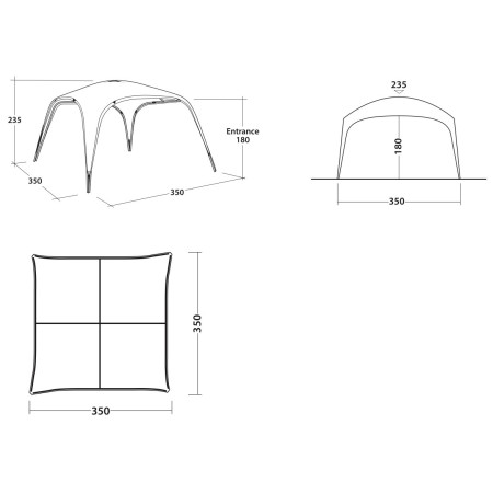 Vordach Outwell Wakefield Shelter L