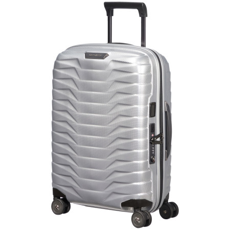 Reisekoffer Samsonite Proxis Spinner 55 EXP silber Silver