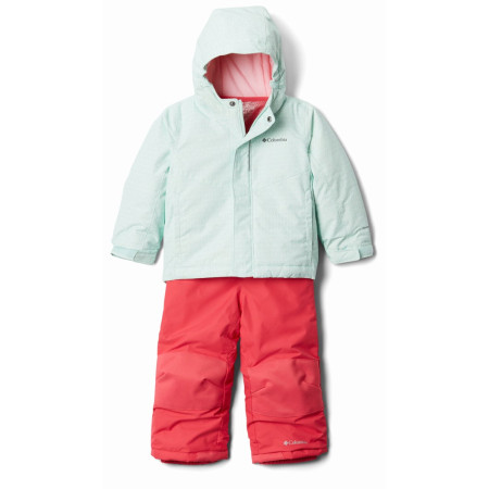 Kinder-Skianzug Columbia Buga™ Set 2021 rot/weiß SeaIceSparklersPrintPinkOrchid