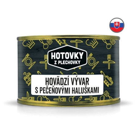 Suppe Hotovky z plechovky Rinderbrühe mit Leberklößchen 400 ml
