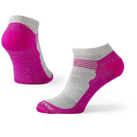 Socken Zulu Merino Summer rosa/grau grey/pink