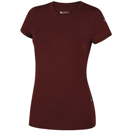 Damen-T-Shirt Zulu Bambus 210 Short rot wine red