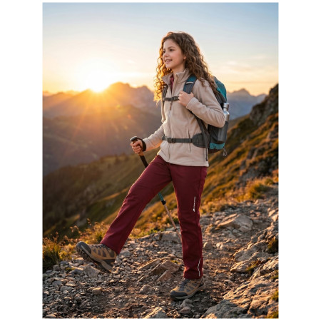 Kinder Softshellhose Alpine Pro Zorto 2 Red