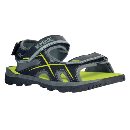 Herrensandalen Regatta Kota Drift schwarz/grün Blk/BriKiwi