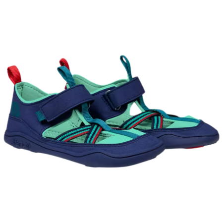 Kindersandalen Affenzahn Vegan Breezy türkis/blau Octopus