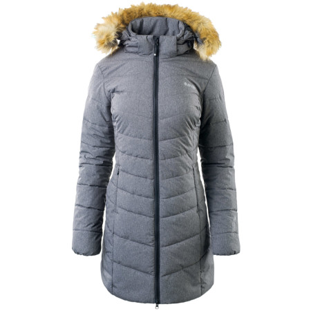 Damen-Winterjacke Hi-Tec Lady Gala hellgrau GrayMelange/Black