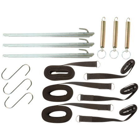 Set fürs Zelt Bo-Camp Storm line set schwarz