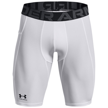 Herren-Funktionsunterhosen Under Armour HG Armour Lng Shorts weiß White/Black