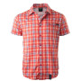 Herrenhemd Elbrus Loen rot Red/Navy/OrangeCheck