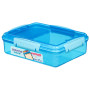 Lebensmittelbox Sistema Snack Attack Duo 975ml dunkelblau Blue