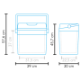 Kühlbox Mestic Thermo electric MTEC-28 AC/DC