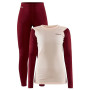Damenset Craft Core Warm Baselayer rot RhubarbGum