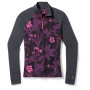 Damen-Funktionsshirt Smartwool W Classic Thermal Merino BL 1/4 ZB lila Purple Iris Floral