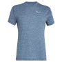 Herren-T-Shirt Salewa Puez Melange Dry M S/S Tee blau 8968 poseidon melange