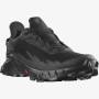 Herren Laufschuhe Salomon Alphacross 4 Gore-Tex schwarz Black / Black / Black
