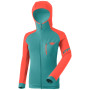 Damen-Sweatshirt Dynafit Radical Ptc W Jkt hellblau hot coral/8060