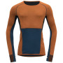 Herren-Funktionsshirt Devold Tuvegga Sport Air Shirt orange/blau Ink