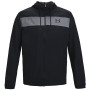 Herren Windjacke Under Armour Sportstyle Windbreaker schwarz/grau Black//Black