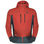 Herren Skijacke Scott Explorair Alpha rot/grau magma red/aruba green