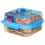 Lebensmittelbox Sistema Lunch Stack To Go Square 1,24l
