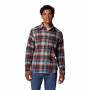 Herrenhemd Columbia Cornell Woods™ Flannel Long Sleeve Shirt blau/grau Collegiate Navy Classic Multi Tartan