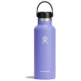 Thermoflasche Hydro Flask Standard Mouth 18 oz lila/schwarz lupine