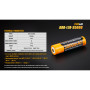 Wiederaufladbare Batterien Fenix 18650 3500 mAh USB Li-ion