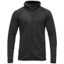 Herren-Sweatshirt Devold Nibba Man Jacket W/Hood schwarz Caviar