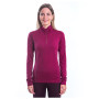 Damen-Funktionsshirt Sensor Merino Active Stehkragen, Reißverschluss