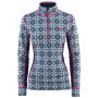 Damen-Funktionsshirt Kari Traa Rose Half Zip blau/rosa Royal