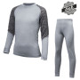 Kinder-Funktionsset Sensor Merino Impress Set grau Šedá/Maori