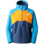 Herrenjacke The North Face Stratos blau/weiß Shadyblu/Coneorg/Acstcblu