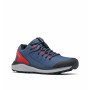 Herrenschuhe Columbia Trailstorm Waterproof blau/rot Dark Mountain, Steam