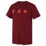 Herren-T-Shirt Husky Thaw M rot Bordo