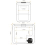 Kompressor-Kühlschrank Yolco NX50