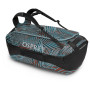 Reisetasche Osprey Transporter 65 2023 grün/schwarz palm leaf glitch print