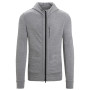 Herren Funktions-Sweatshirt Icebreaker Men Quantum III LS Zip Hoodie grau/schwarz Metro Heather/Black