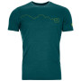 Herren-Funktionsshirt Ortovox 120 Tec Mountain T-Shirt M dunkelgrün Dark Pacific