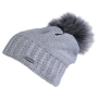 Damenmütze Sherpa Gaia Merino grau mel light grey