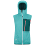Damenweste Ortovox Swisswool Piz Duan Vest W blau Ice Waterfall
