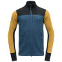 Herren Funktions-Sweatshirt Devold Thermo Wool Jkt Man blau/gelb Flood/Arrowwood/Ink