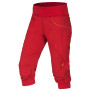 Damen 3/4 Hose Ocún Noya Shorts rot Red/Yellow