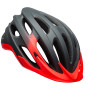 Fahrradhelm Bell Drifter Mat schwarz/rot GlosGray/Infrared