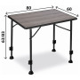 Campingtisch Brunner Linear Greywood 80