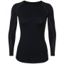 Damen-Funktionsshirt Icebreaker 200 Zone LS Crewe schwarz black