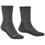 Herrensocken Bridgedale Hike MW MC Boot grau Charcoal/