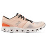 Damen Laufschuhe On Running Cloud X 3 weiß/rosa Ivory/Alloy